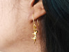Egyptian cat earring 3d printed 