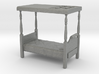 HO Scale Four Poster Bed 3d printed This is a render not a picture