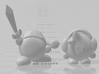 Kirby with Sword 1/60 miniature for games and rpg 3d printed 