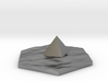 Pyramid in desert terrain hex tile counter 3d printed 