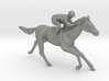 HO Scale Jockey and Horse 3d printed This is render not a picture