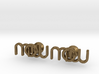 Monogram Cufflinks MWO 3d printed 
