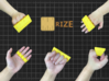 RIZE: 4-Finger Ruler Ring 3d printed 