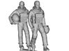 SPACE 2999 1/87 SIXTEEN12 ASTRONAUTS NO HELMET 3d printed Render of the current product.