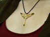 Guardian of Gaia Pendant 3d printed Guardian of Gaia Pendant - Gold Plated Brass