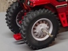 1/64 Scale 38" 1586 88 Series Red Wheels and Tires 3d printed 