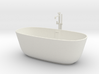 Bathtub with tap 1:24 3d printed 