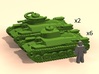 6mm type 97 Chi-Ha tank 3d printed 