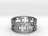 Outlaw Biker Cross Ring Size 14 3d printed 