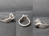 Medusa Ring 3d printed Medusa Ring Stainless Steel Nickel Polish Close-up