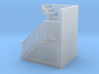 HO Scale staircase plus steps 10' 4" height  3d printed 