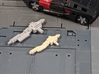 TF Seige Sideswipe Red Alert Rifle Set 3d printed compared to G1 part