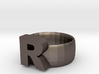 R Ring 3d printed 