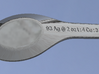 2 oz t Silver Spoon (Asian Soup Ladle) 3d printed 