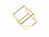 Cube Pendant 3d printed Cube Pendant - Polished Brass