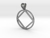 Narcotics Anonymous Pendant 3d printed 