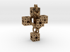  Crucifixum Fractalum Mathematicae - Argentum Unum 3d printed 