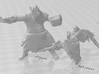 Stone Giant Rock Thrower miniature model fantasy 3d printed 