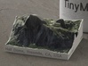 Half Dome, California, USA, 1:50000 3d printed 