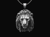 Lion Head Pendant 3d printed 