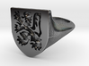 Medieval Flanders silver ring 3d printed 