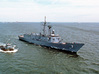 Nameplate USS Oliver Hazard Perry FFG-7 (10 cm) 3d printed Oliver Hazard Perry-class fast frigate USS Oliver Hazard Perry FFG-7.