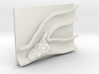 plaque in vessel 3d printed White plastic atherosclerosis vessel