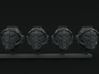 10-20x Dark Angels Knight Helmet Variety Pack 3d printed 