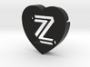 Heart shape DuoLetters print Z 3d printed Heart shape DuoLetters print Z