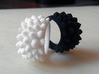 Urban Crystal Ring - Various Sizes 3d printed Black and White Urban Crystal Rings