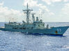 Nameplate HMAS Sydney (10 cm) 3d printed Adelaide-class frigate HMAS Sydney.
