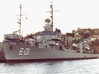 Nameplate ARM Cuauhtémoc 3d printed Fletcher-class destroyer Cuauhtémoc.