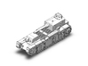 FCM F1 tank WW2 3d printed 