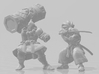 Haohmaru samurai miniature model fantasy games DnD 3d printed 