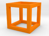 Geometric Hollow Cube 3d printed 