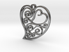 Heart pendant_2 3d printed 