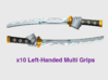 10x Left-hand Energy Sword: Shinto (Multi Grips) 3d printed 