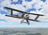 Hanriot HD.1 (centered Vickers, various scales) 3d printed Computer render of 1:144 Hanriot HD.1
