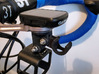 AyUp Lights to GoPro-style mount (2020 update) 3d printed Fitted to my bike (along with all the other clutter!)