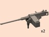 1/35 M2 Browning machinegun x2 3d printed 
