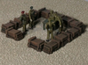 1/144 (12mm) WWII British Command Team 3d printed 