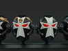 10-20x Templar Cross Helmets 3d printed 