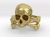 Skull & Crossbones ring  3d printed 