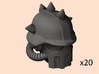 28mm Astrowarrior Death Heresy helmets 3d printed 