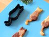 Cat Cookie Cutter 3d printed Now you can cut calico cat cookies