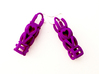 LOVE - Earrings in nylon 3d printed 
