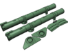 1/16 Aft Torpedo Tubes for PT Boats 3d printed 