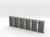 Bookcase 01. HO Scale (1:87) 3d printed 