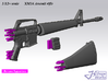 1/12+ XM16 Assault rifle 3d printed 