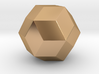 Rhombic Triacontahedron - 10mm - Round V1 3d printed 